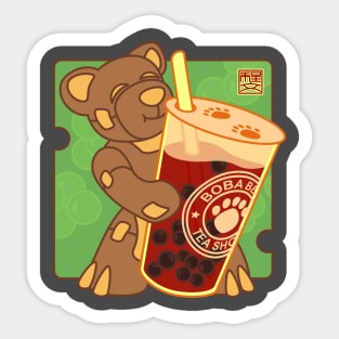 Boba Bear Sticker